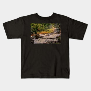 Tvindefossen Waterfall Norway Kids T-Shirt